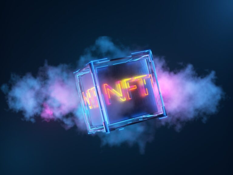 nft in metaverse concept, non-fungible token